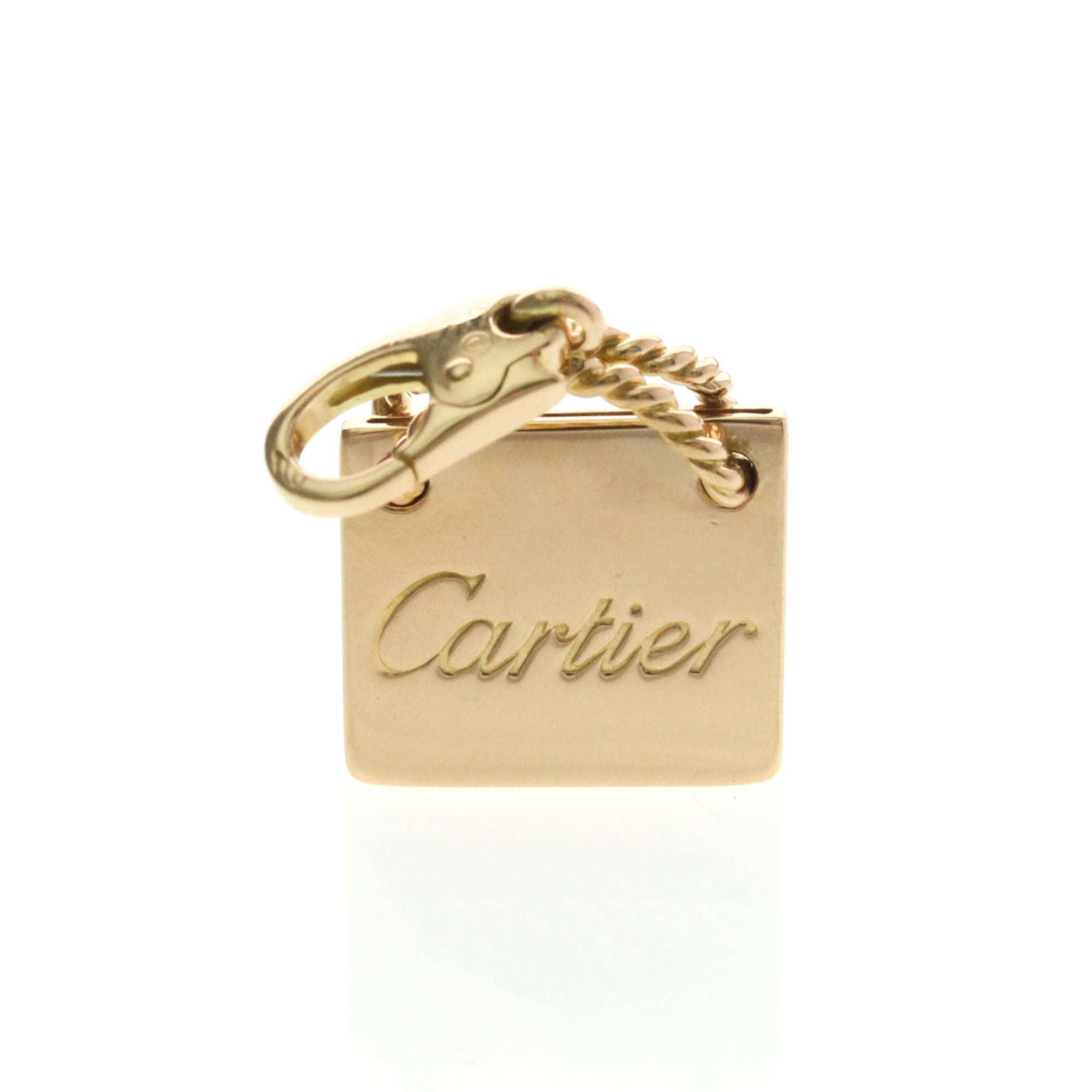 Cartier Shopping Bag Charm · Rose Gold