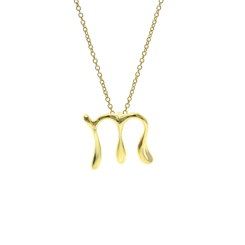 Tiffany Letter M · 18K Yellow Gold