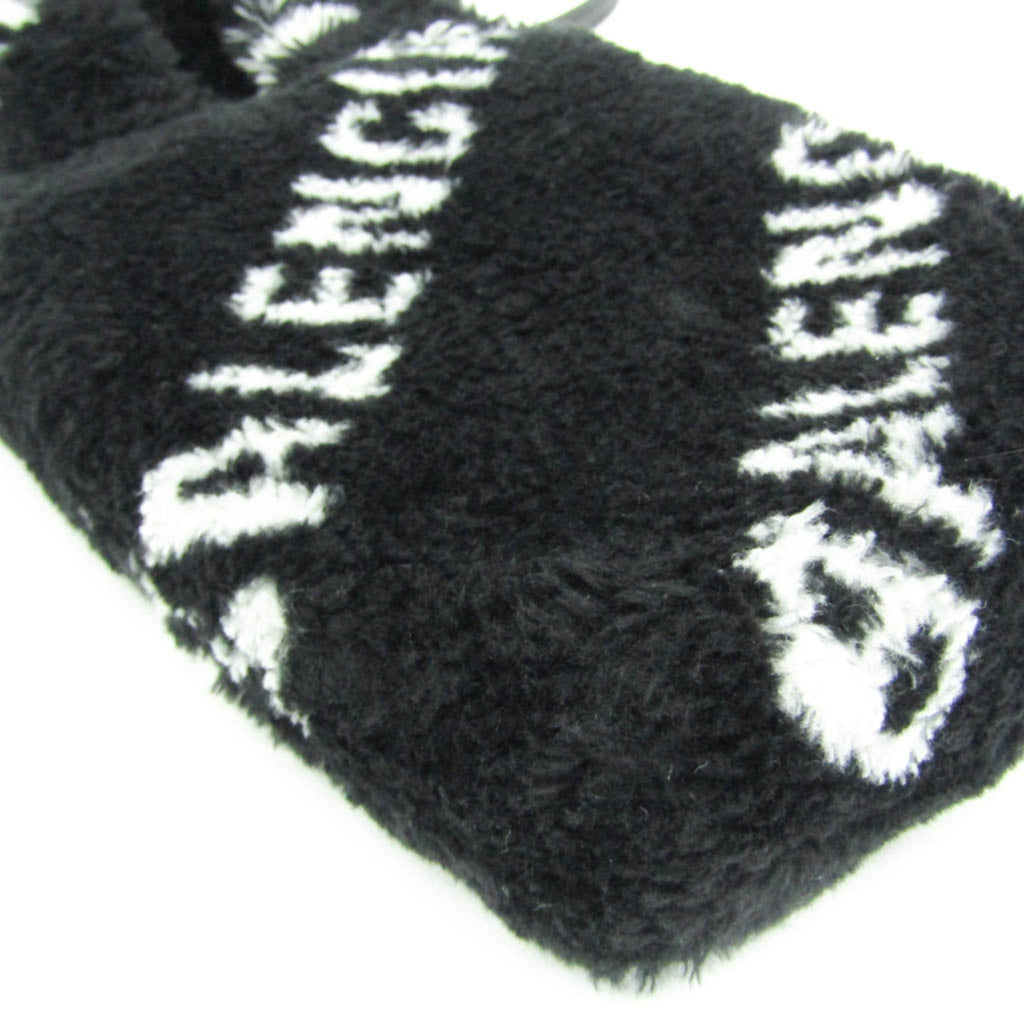Balenciaga Everyday Phone Holder · Faux Fur