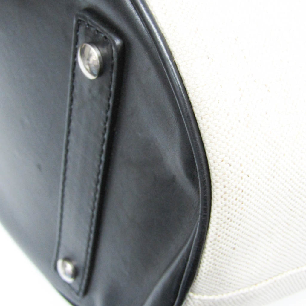 Burberry Large Bucket · Canvas & Leather