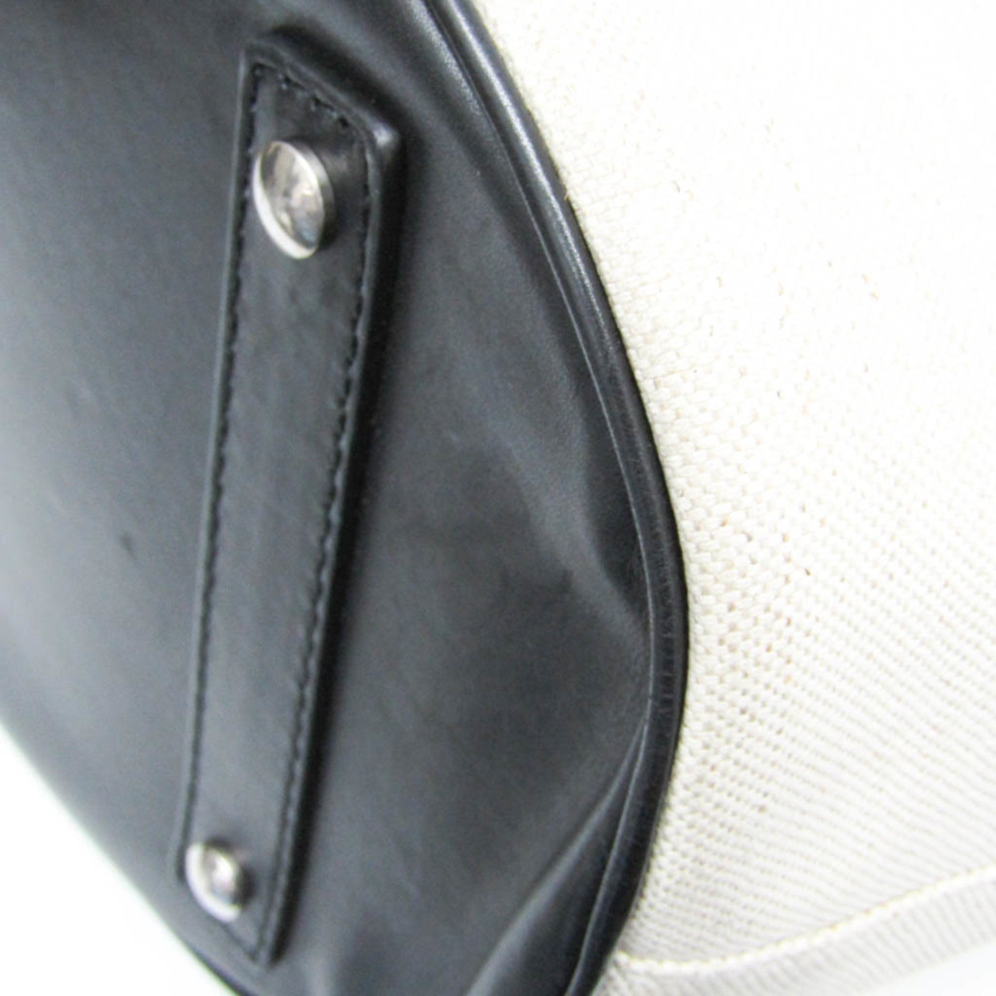 Burberry Large Bucket · Canvas & Leather