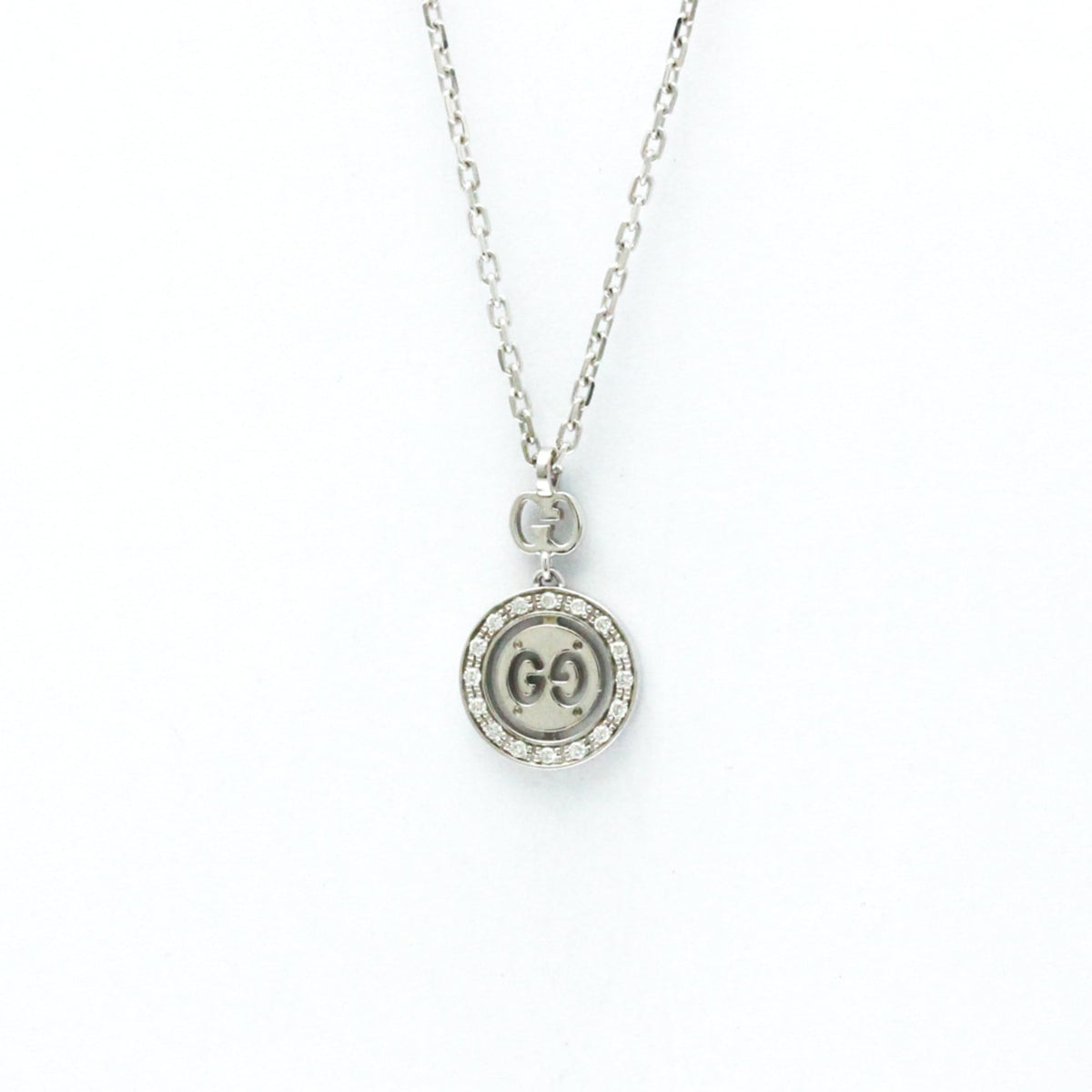Gucci Icon Toile · Diamond · 18K White Gold