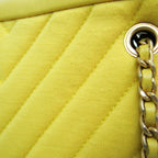 Chanel Chevron V-Stitch · Lamb Leather