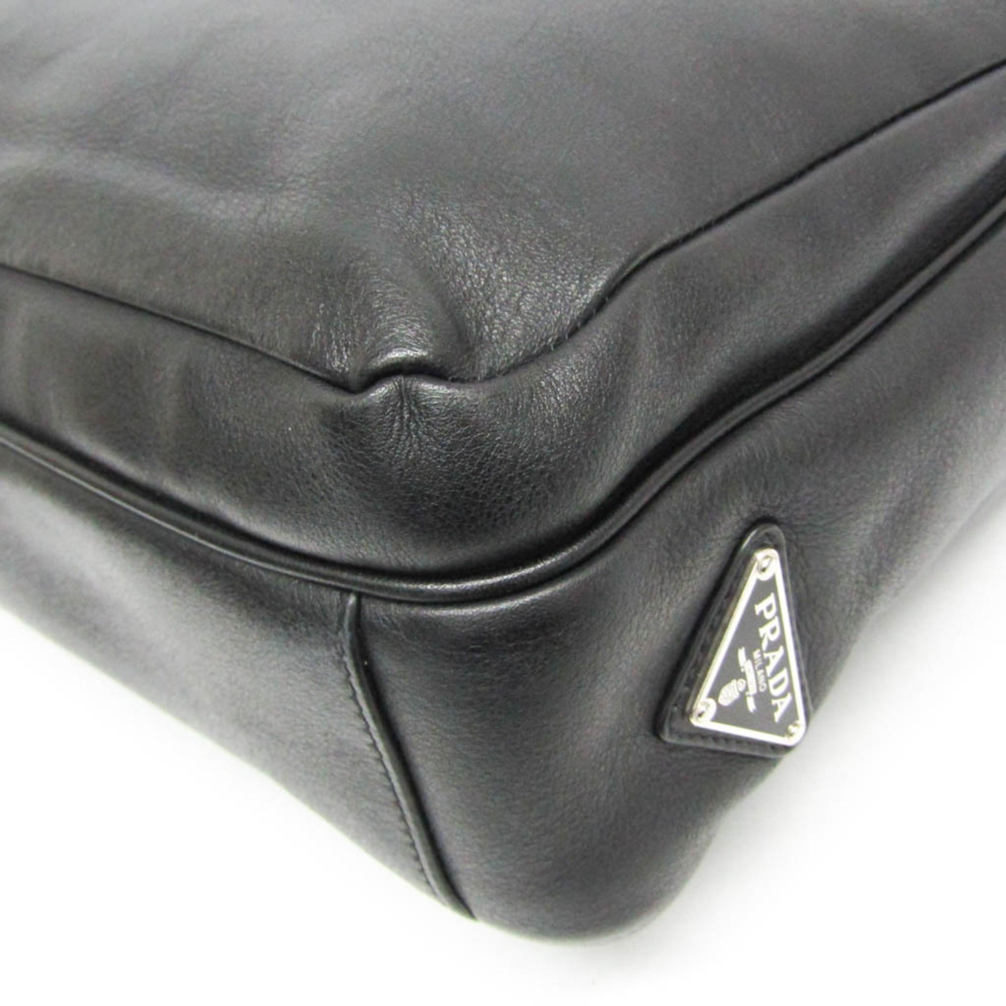Prada · Leather Shoulder Bag