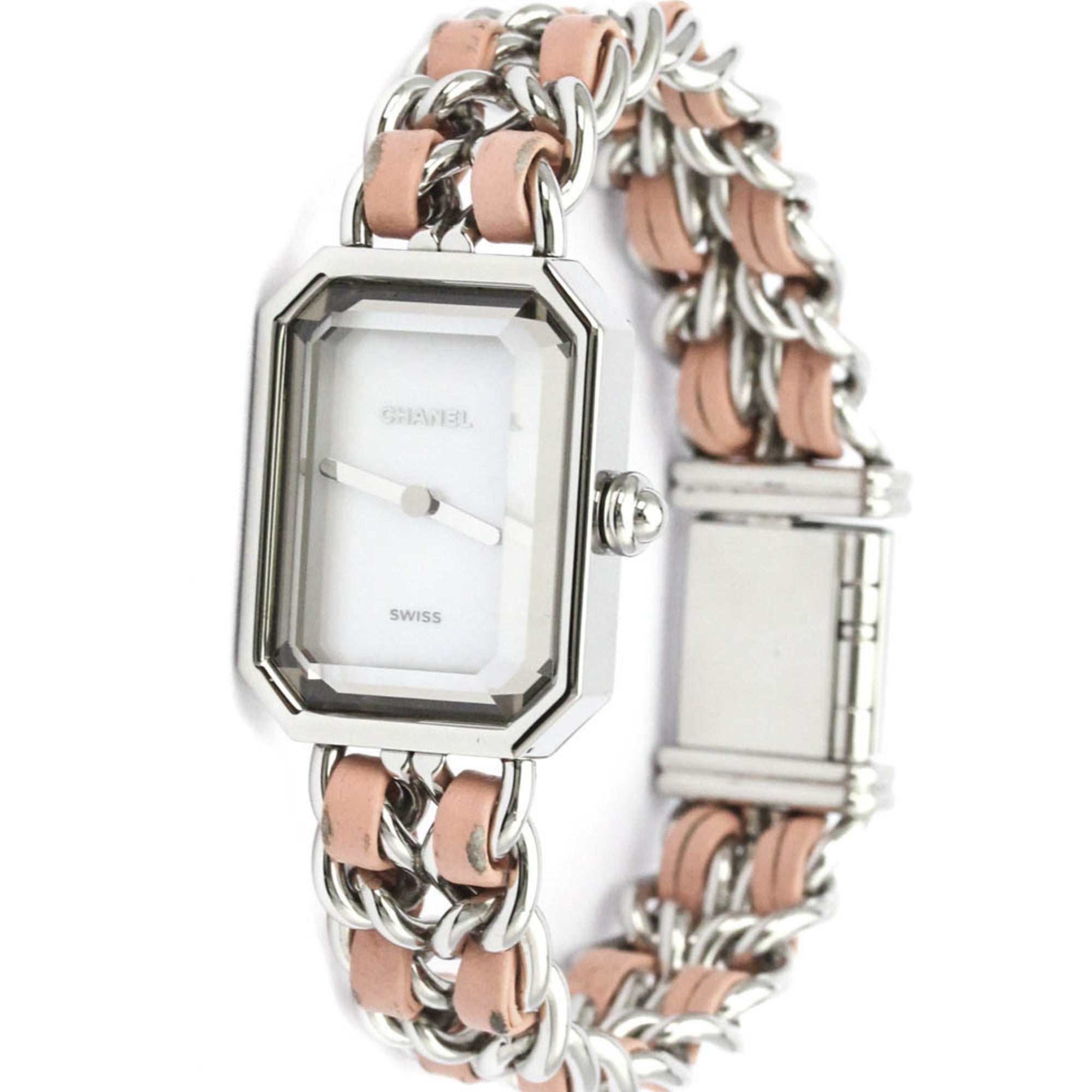 Chanel Premiere Lock · Steel · Mother-of-Pearl