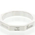 Gucci Octagonal Ring · 18K White Gold