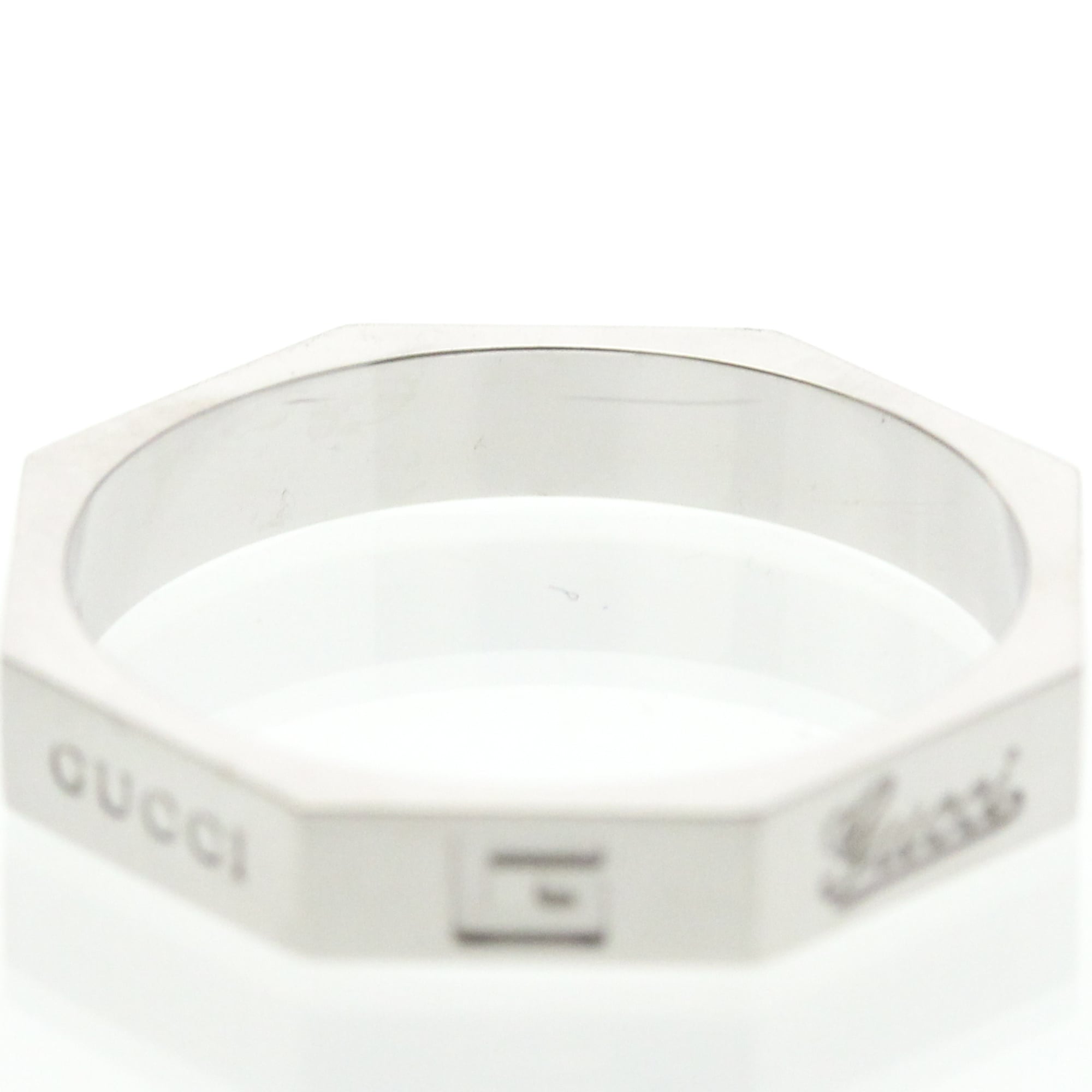 Gucci Octagonal Ring · 18K White Gold