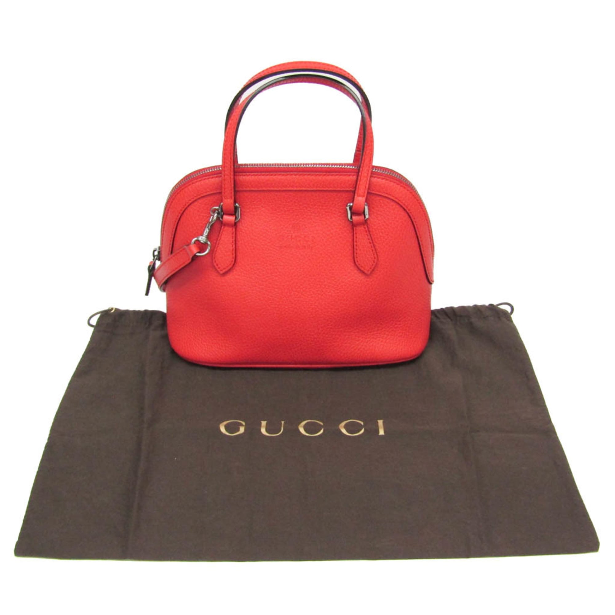 Gucci · Leather Shoulder Bag · Zipper