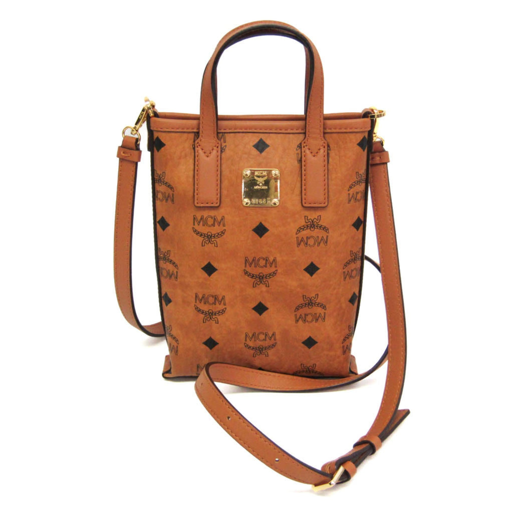 MCM Aren · Cognac Visetos