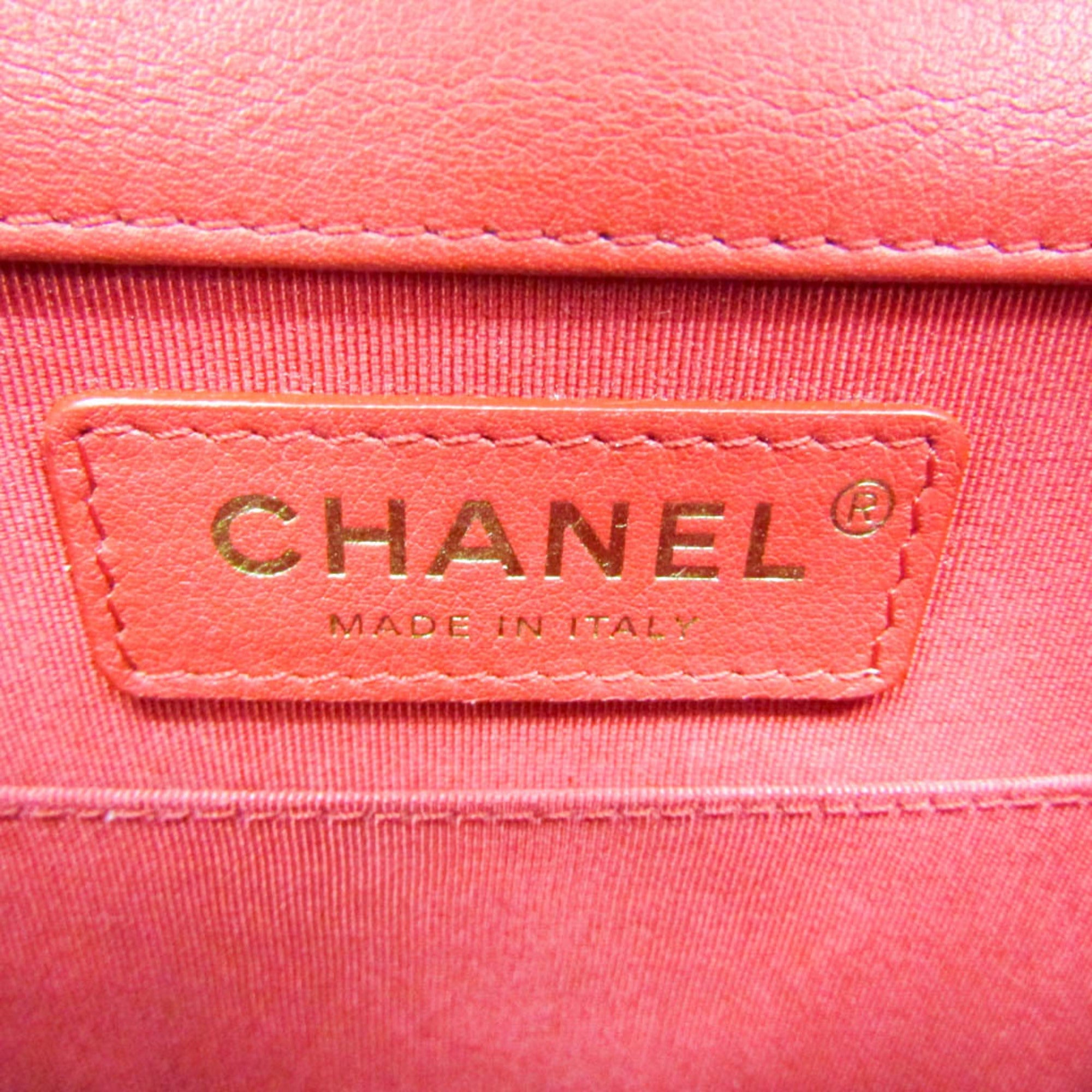 Chanel Boy · Lamb Leather