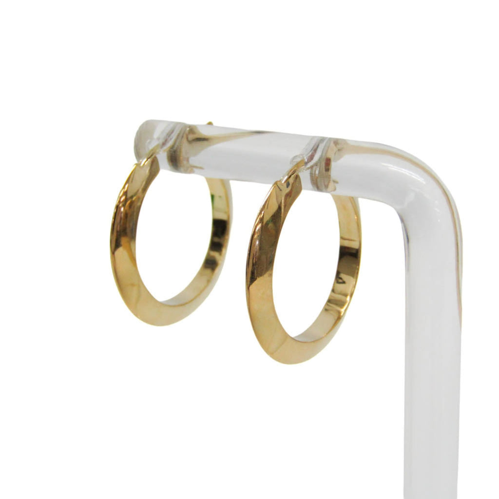 Bottega Veneta Essential · Silver Hoops