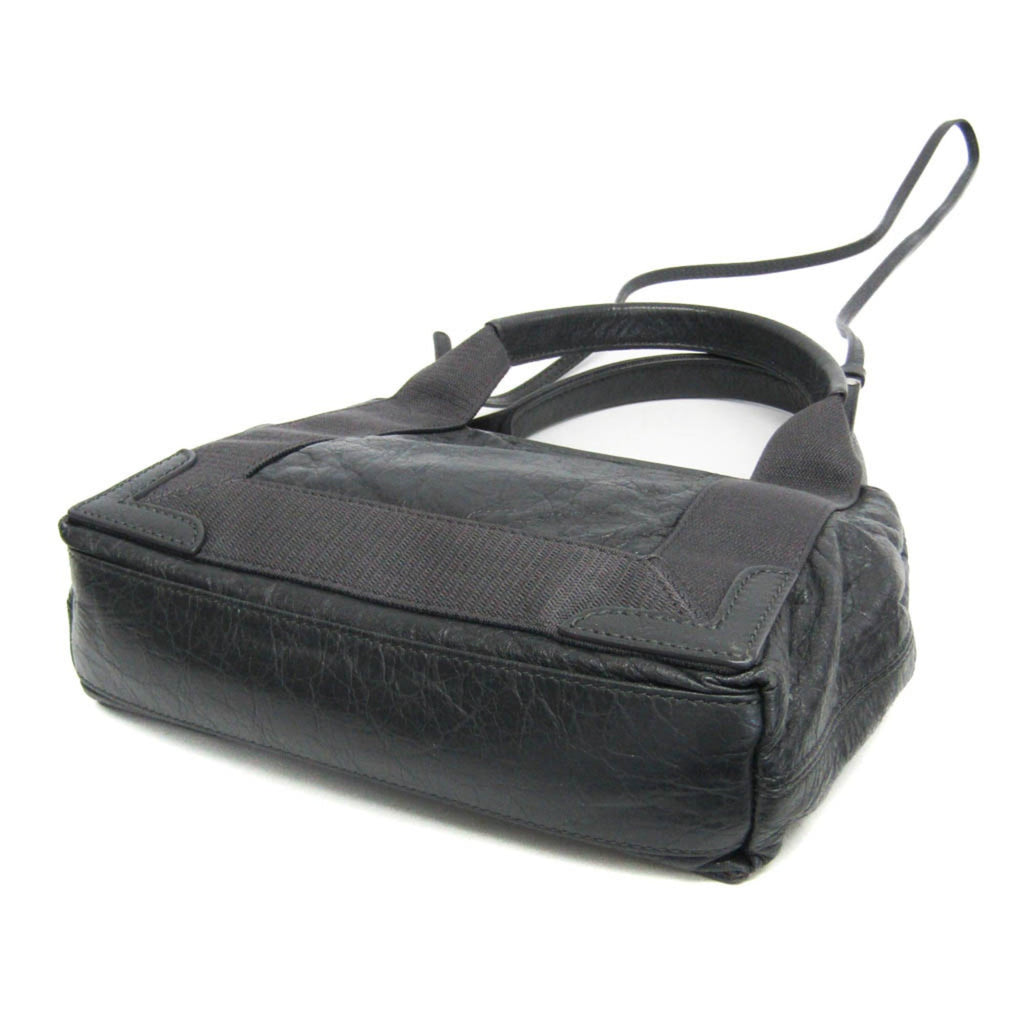 Balenciaga Navy Cabas XS · Leather