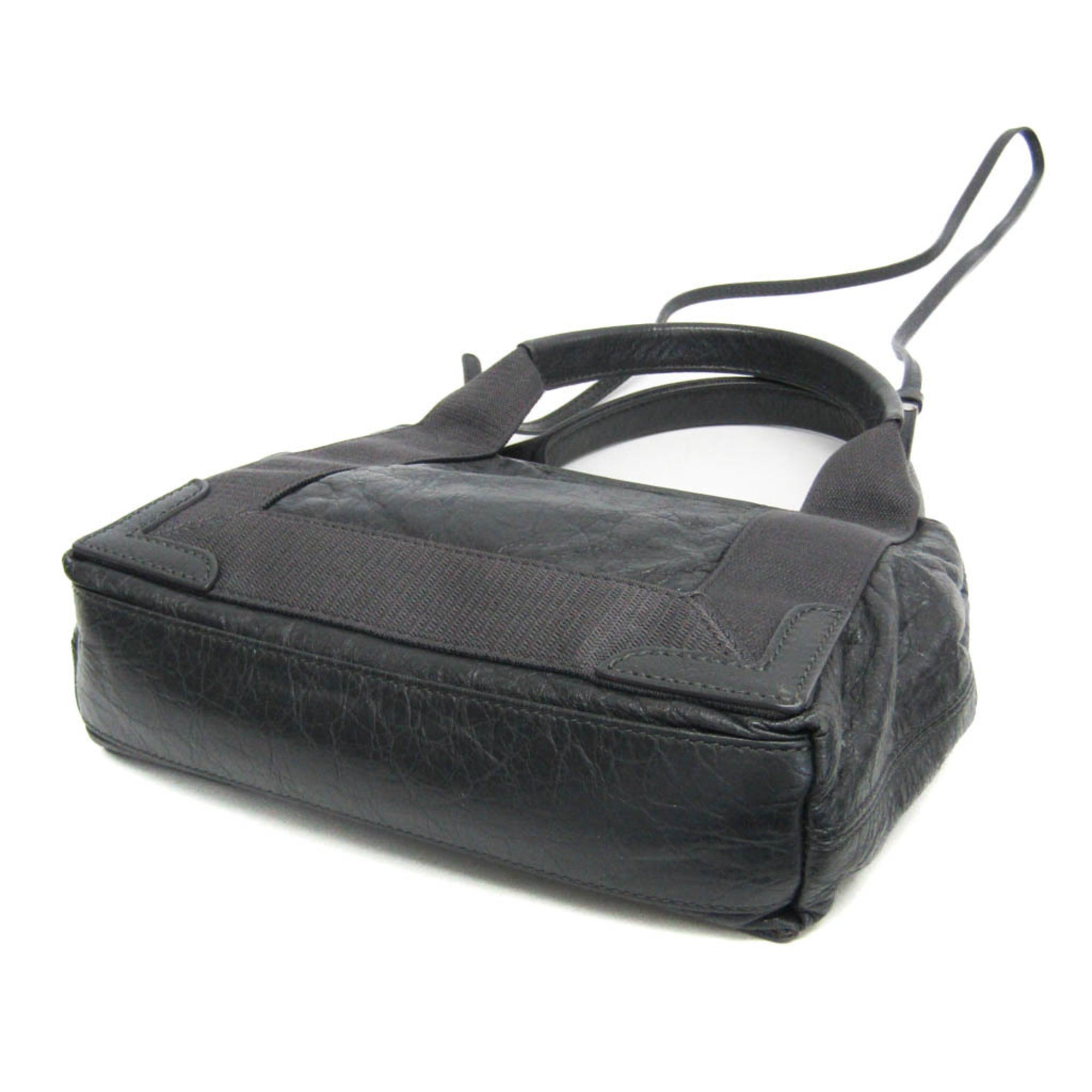 Balenciaga Navy Cabas XS · Leather