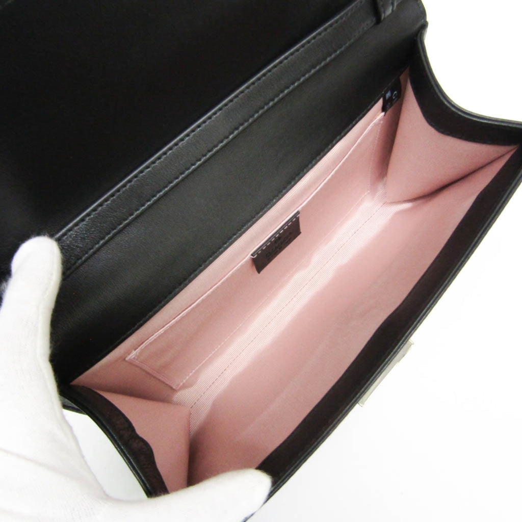 Gucci Interlocking · Leather Clutch