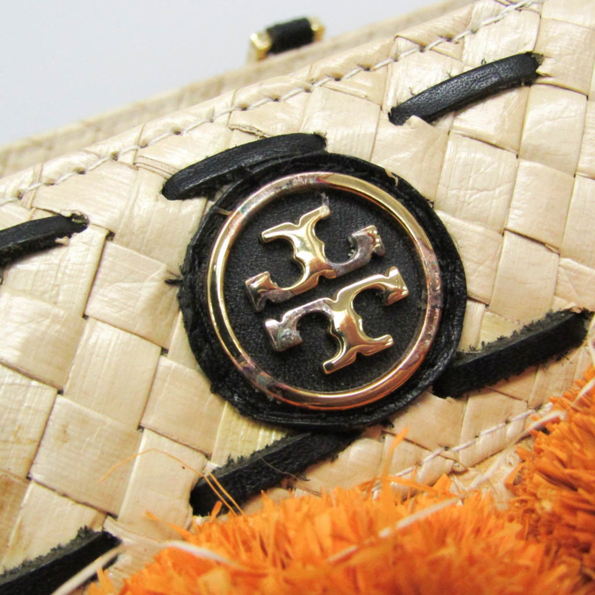 Tory Burch Pom Pom Beach Basket · Straw
