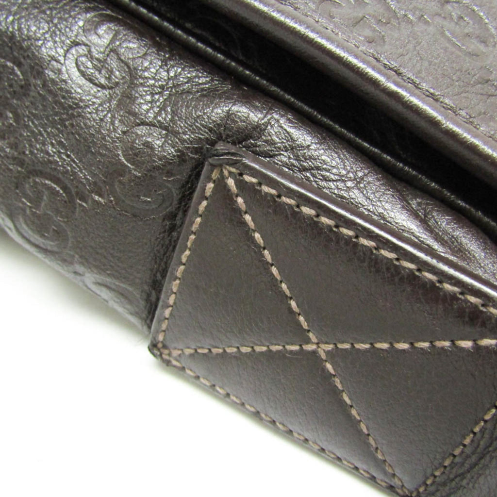 Gucci Guccissima · Leather Messenger