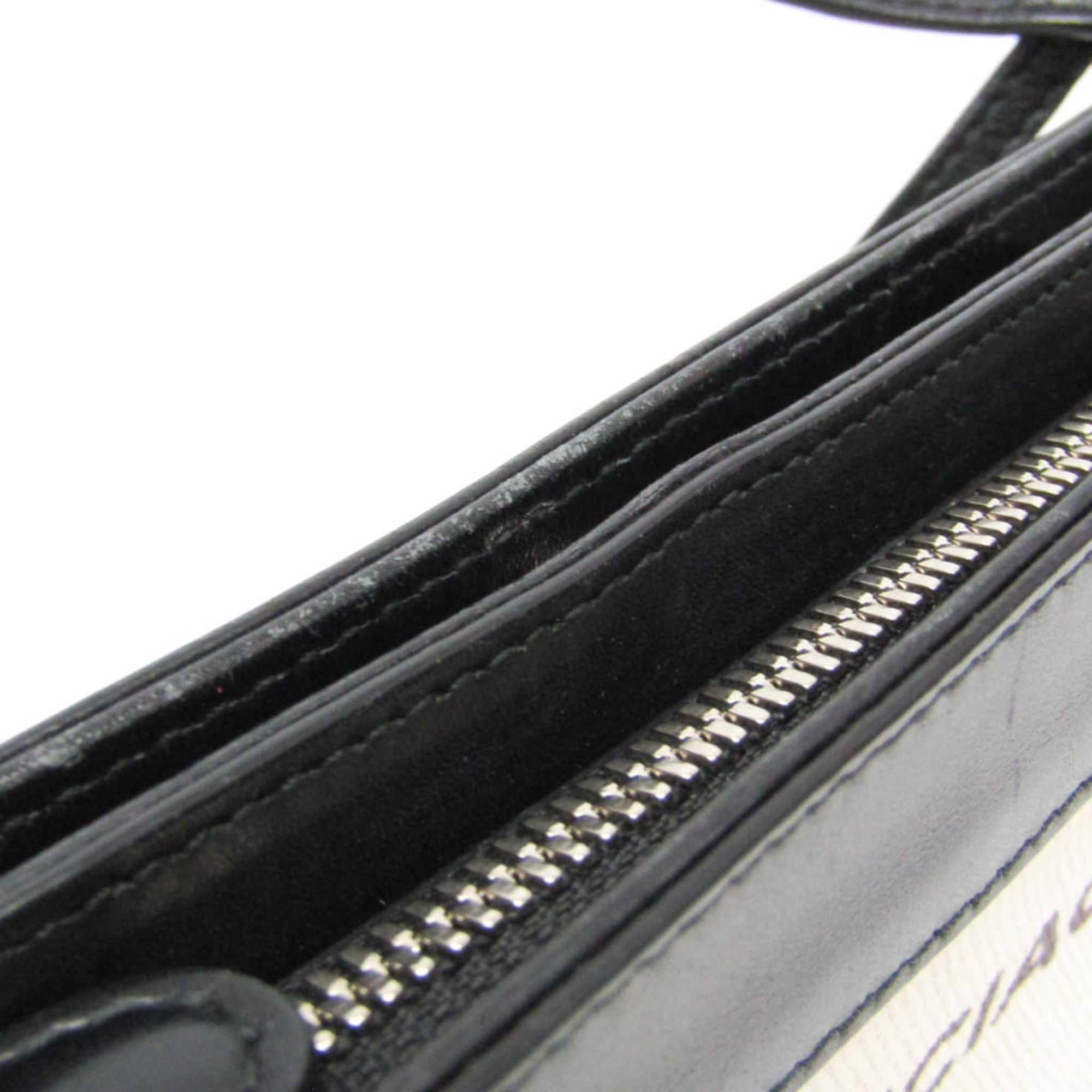 Balenciaga Navy Pochette · Canvas & Leather