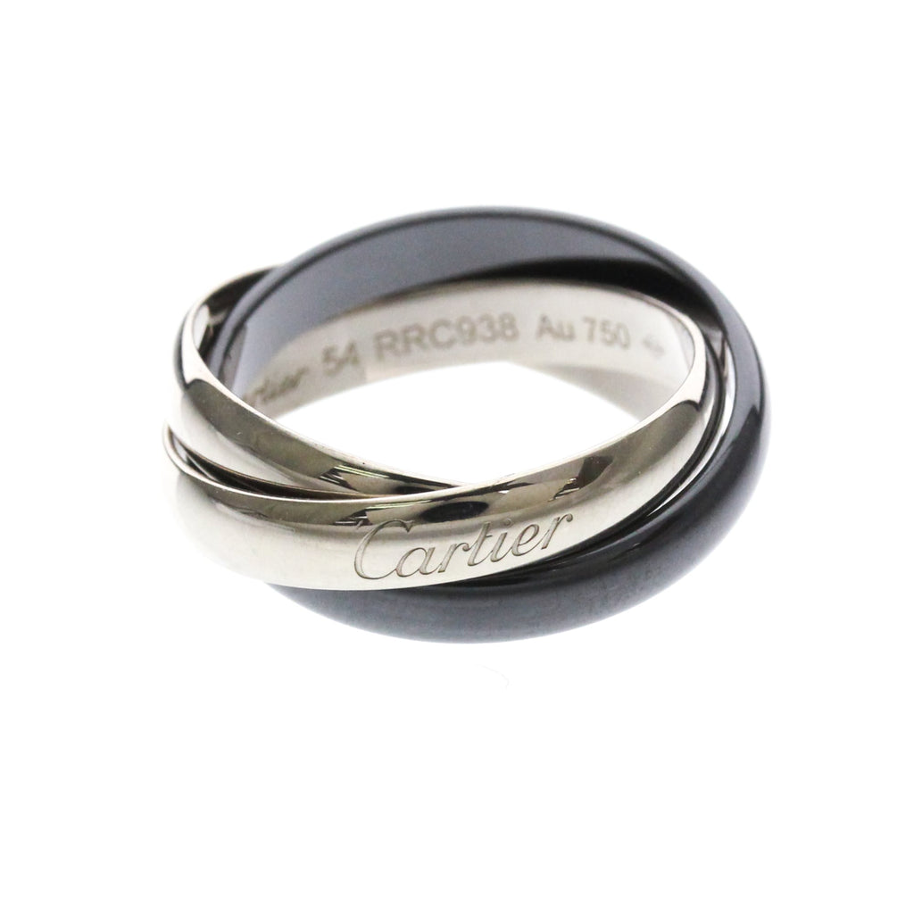 Cartier Trinity · 18K White Gold & Ceramic