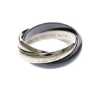 Cartier Trinity · 18K White Gold & Ceramic