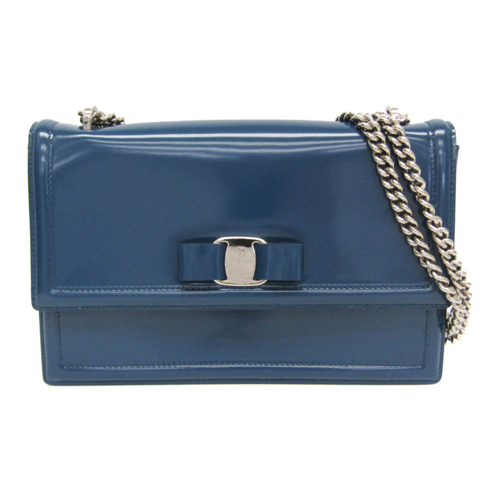 Salvatore Ferragamo Vara · Enamel Leather