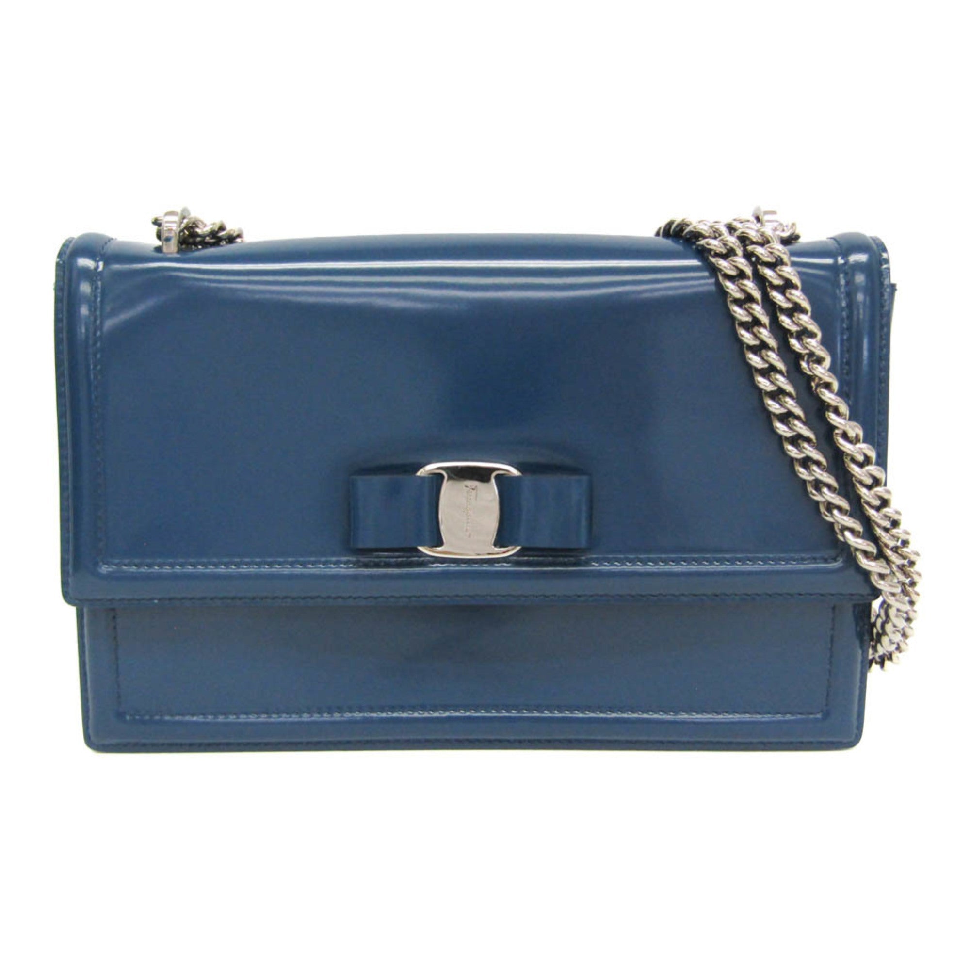 Salvatore Ferragamo Vara · Enamel Leather