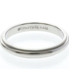 Tiffany Milgrain Band Ring · Platinum