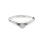 Tiffany Curved Band · Platinum · Diamond