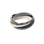 Cartier Trinity · 18K White Gold & Ceramic