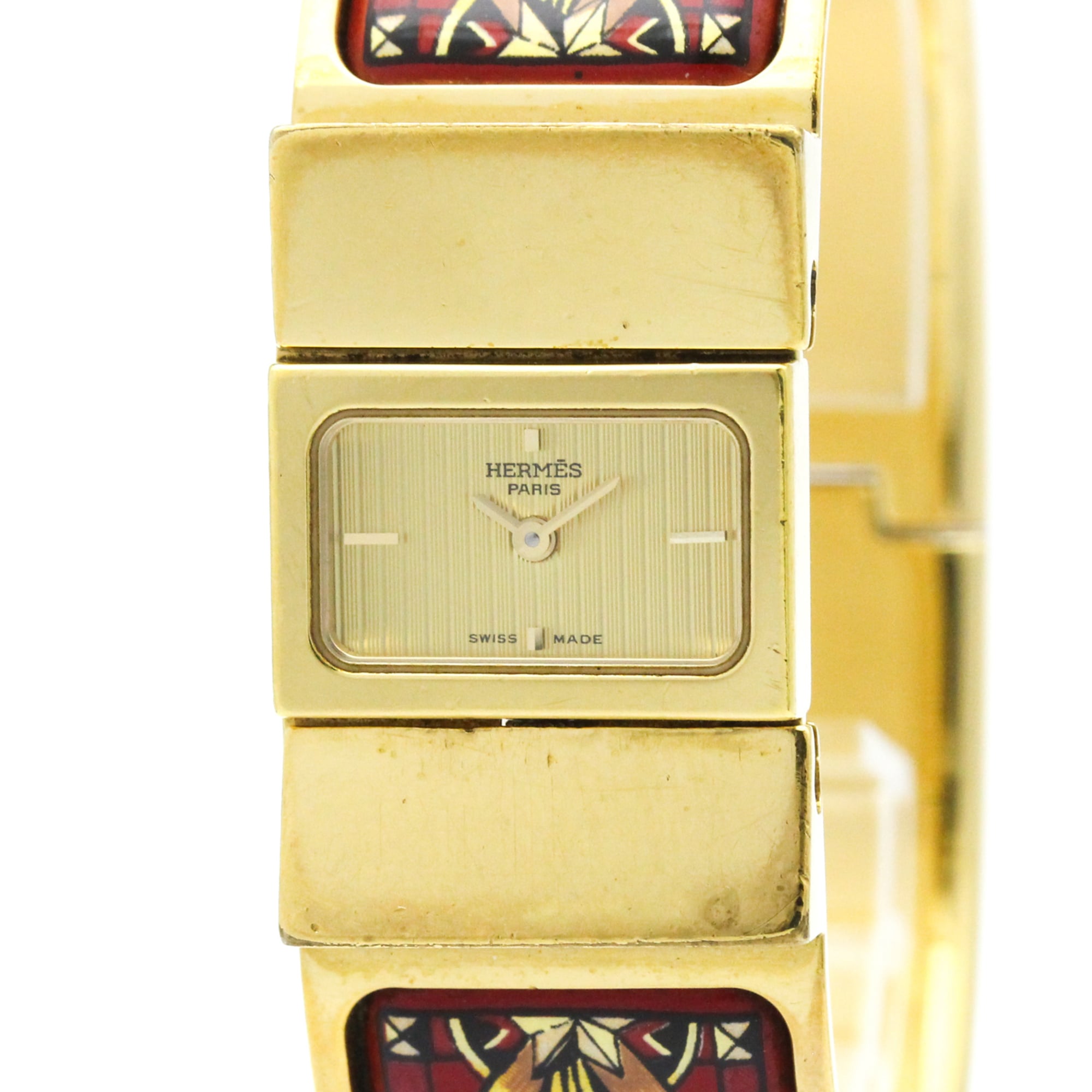 Hermès Loque · Gold Plated · Quartz