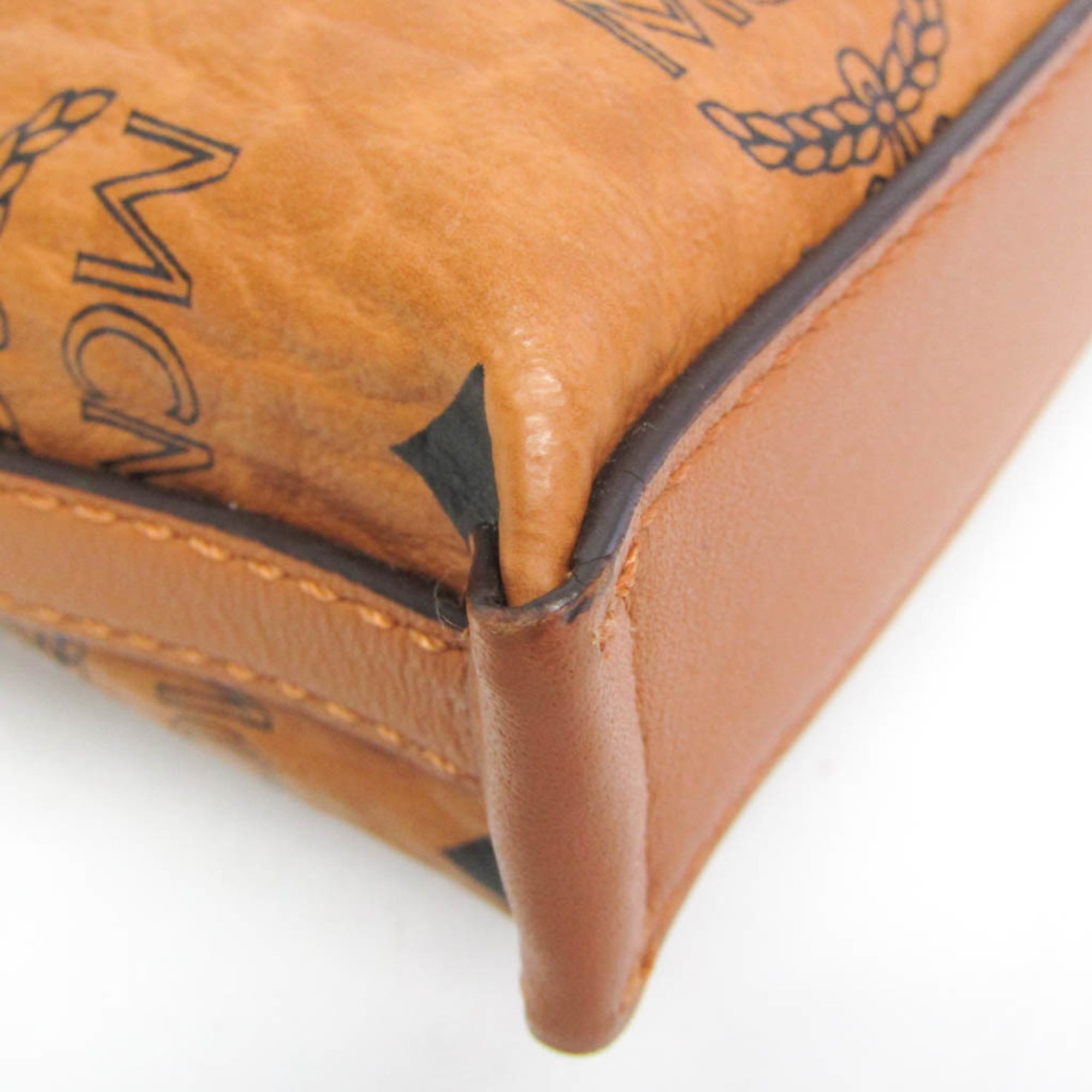 MCM Aren · Cognac Visetos