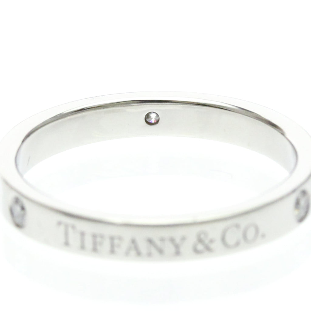 Tiffany Flat Band · Diamonds · Platinum
