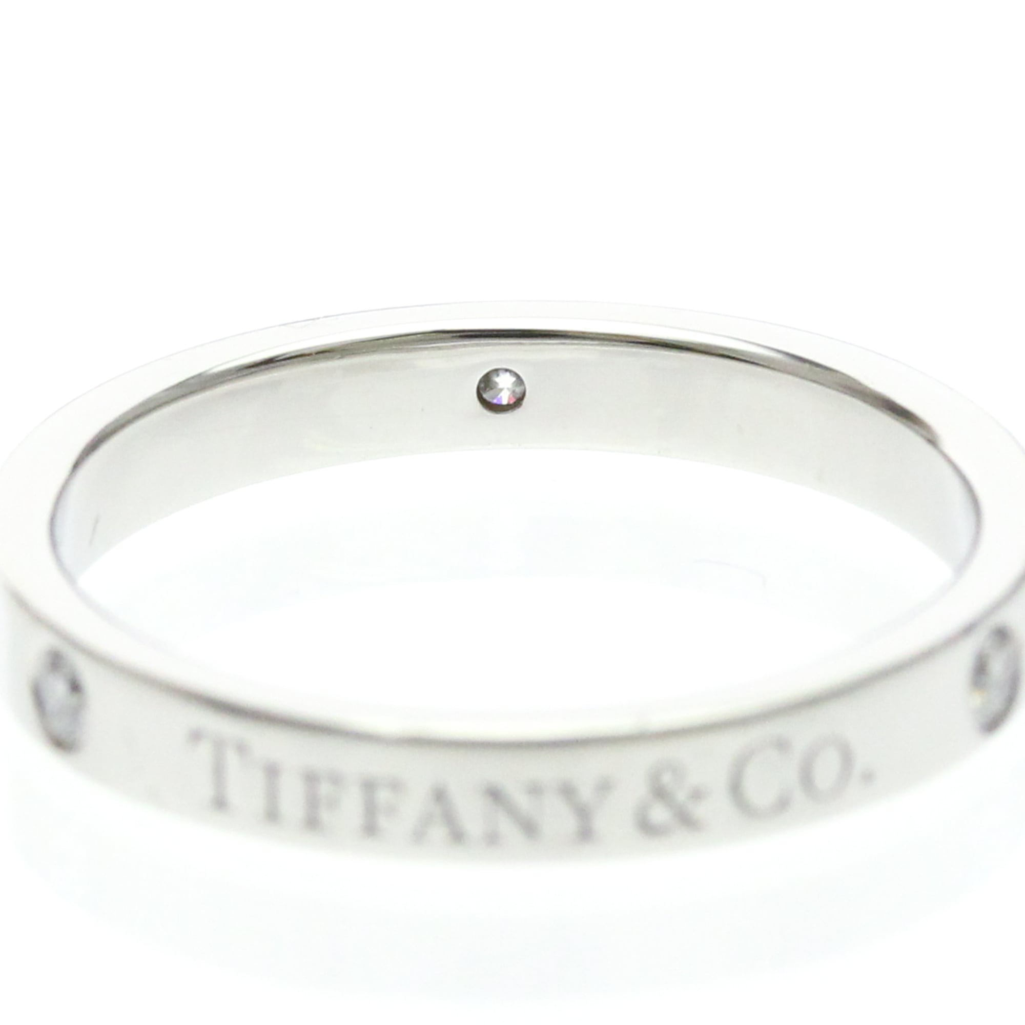 Tiffany Flat Band · Diamonds · Platinum