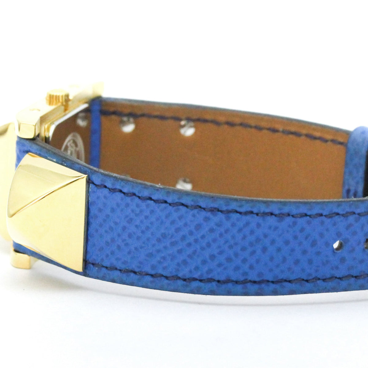 Hermès Medor · Gold Plated · Leather