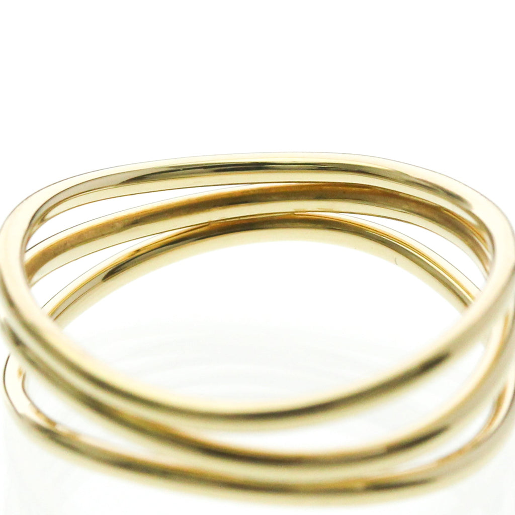 Tiffany Wave 3-Row · 18K Yellow Gold