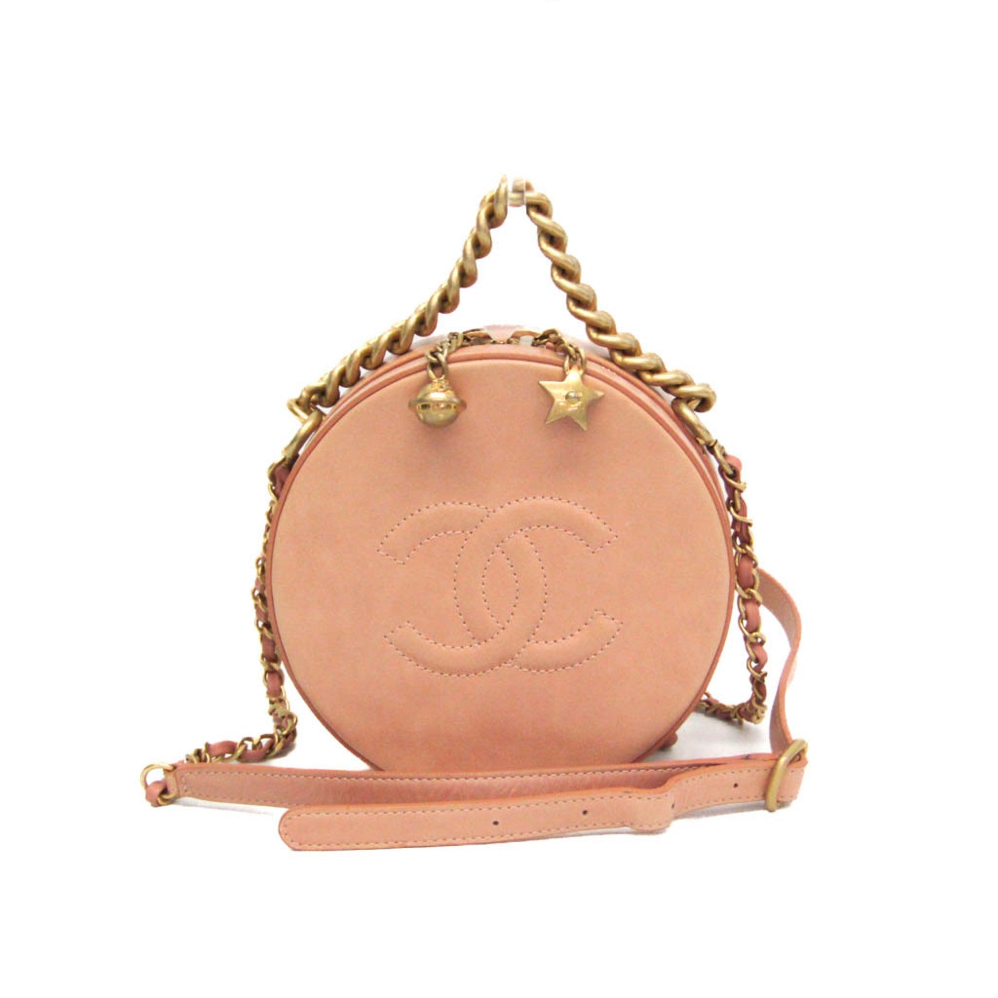 Chanel Matelassé Round As Earth · Leather