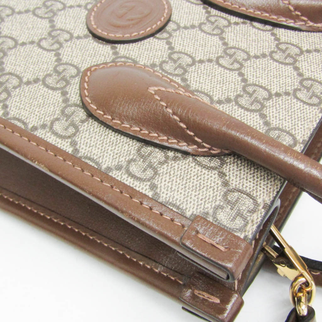 Gucci Interlocking G · GG Supreme · Leather