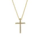 Star Jewelry Cross · 18K Yellow Gold · Diamond