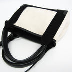 Balenciaga Navy Cabas XS · Canvas & Leather