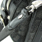 Tod's Small Boston · Canvas & Patent Leather