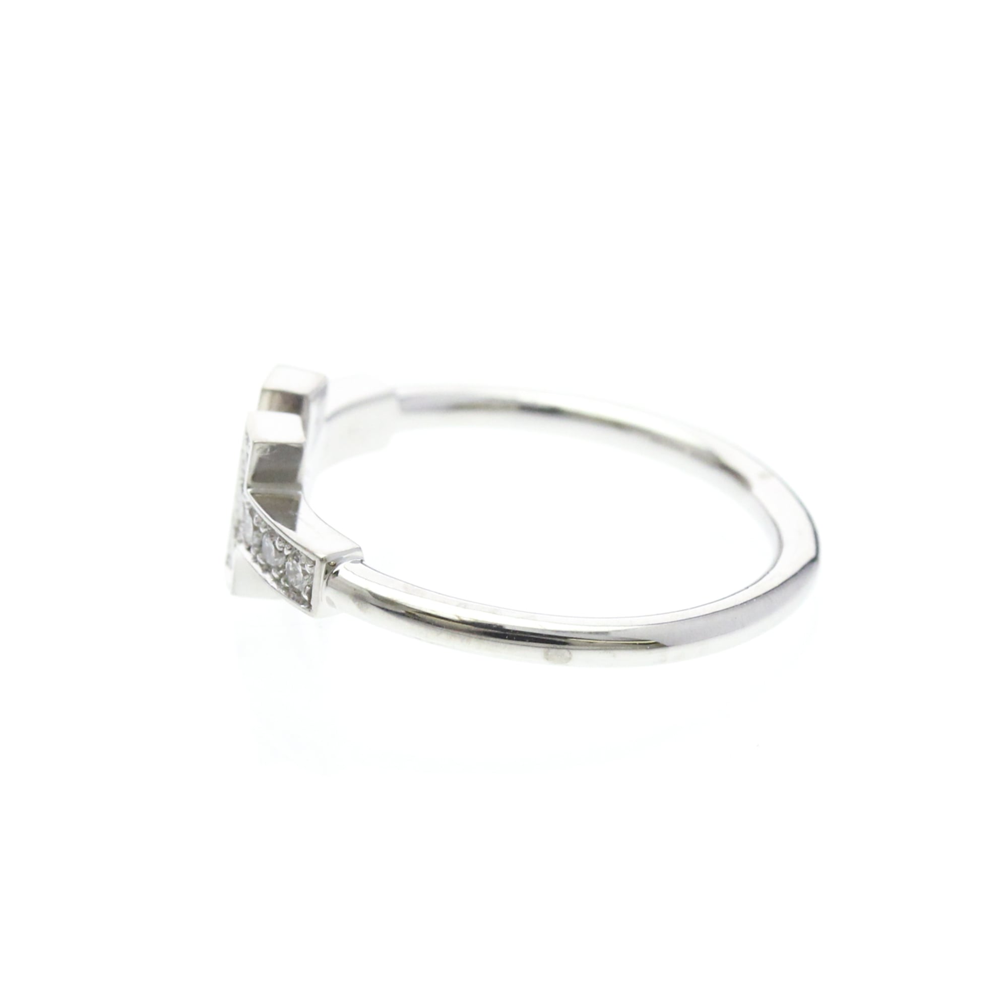 Tiffany T Wire · 18K White Gold · Diamond