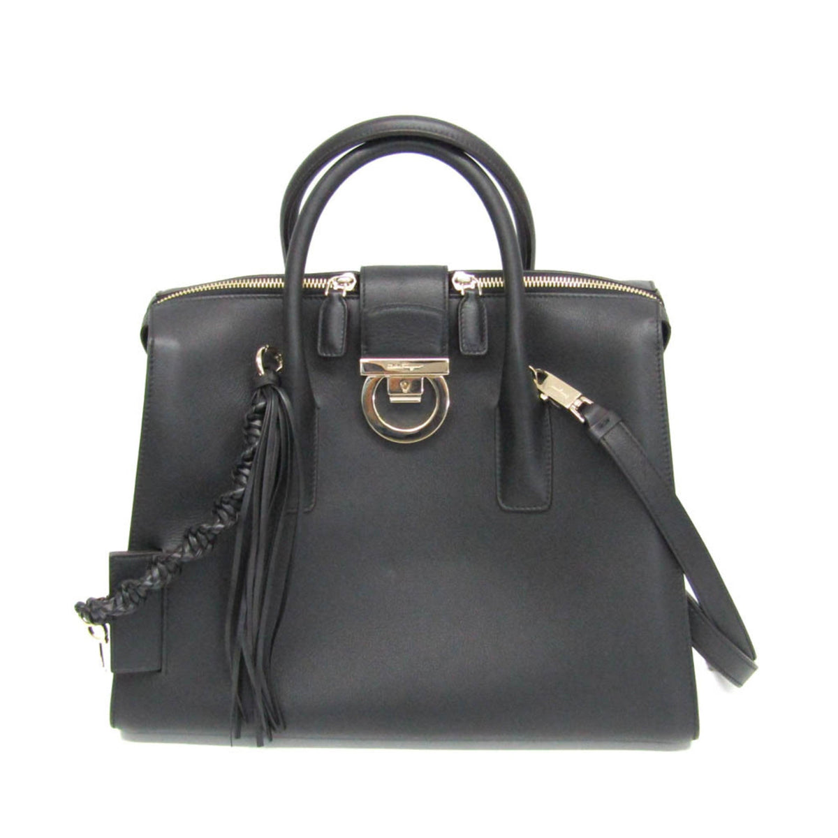 Salvatore Ferragamo Gancini · Leather