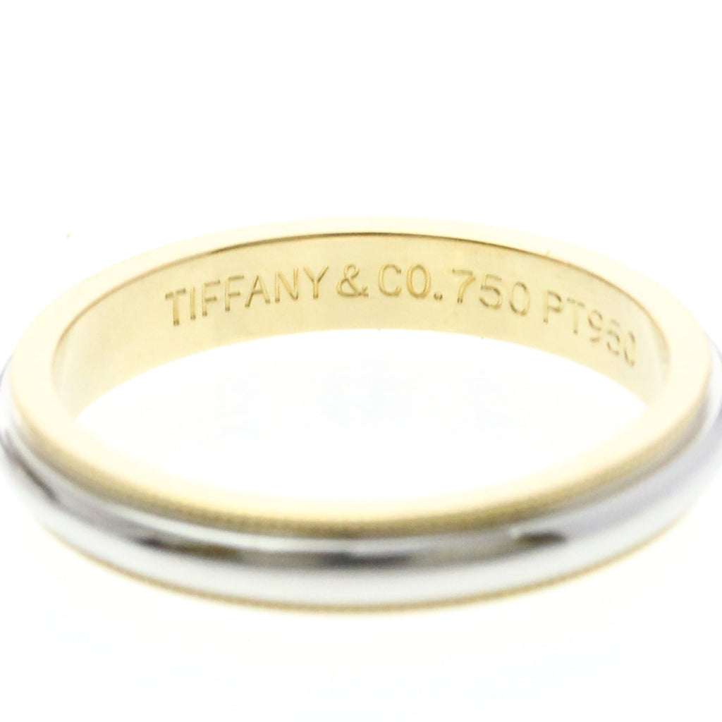Tiffany Milgrain · Platinum & 18K Yellow Gold