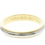Tiffany Milgrain · Platinum & 18K Yellow Gold
