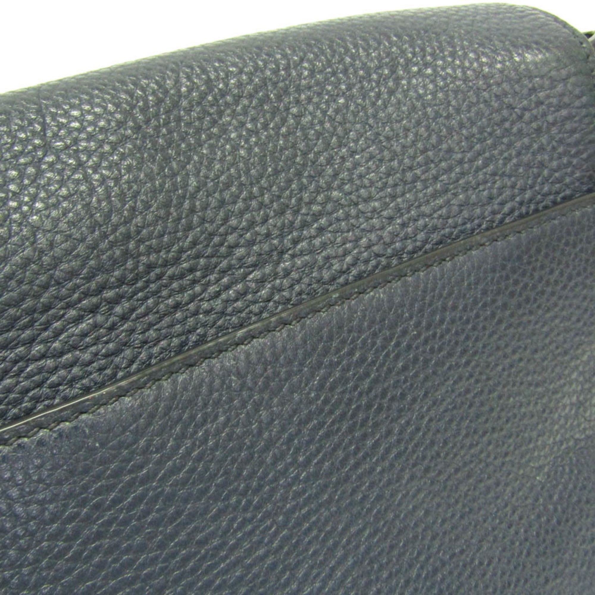 Prada Leather Messenger · Push Lock