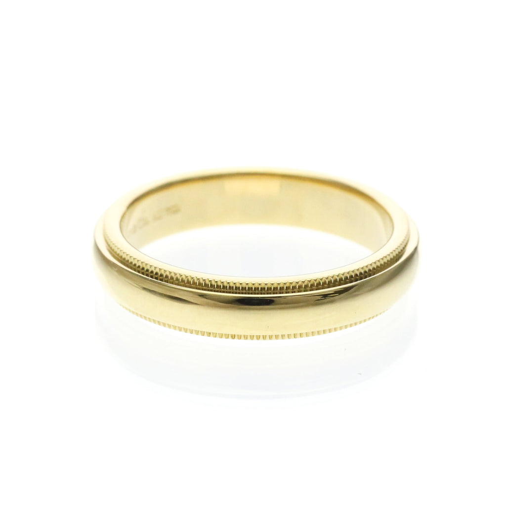 Tiffany Milgrain · 18K Yellow Gold