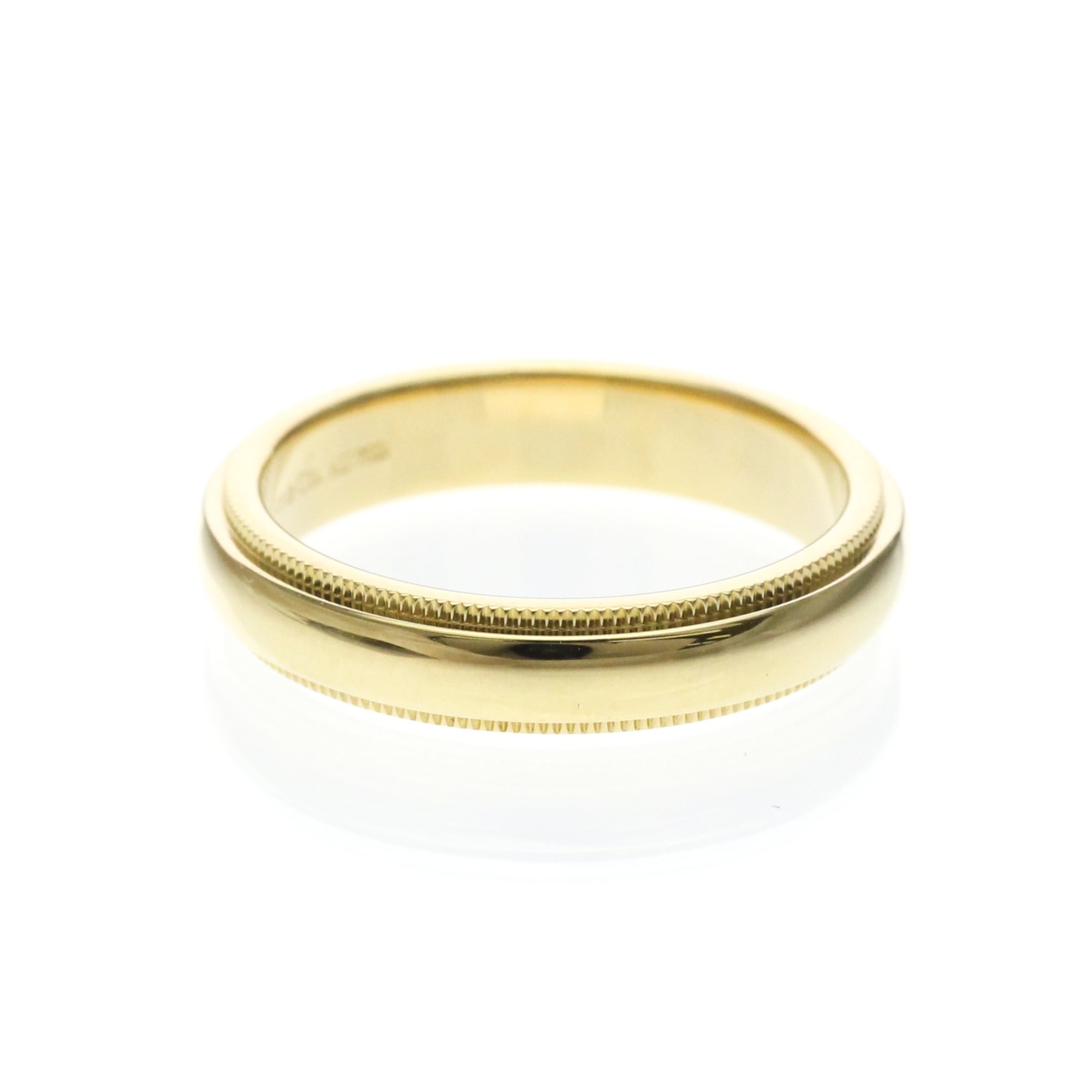 Tiffany Milgrain · 18K Yellow Gold