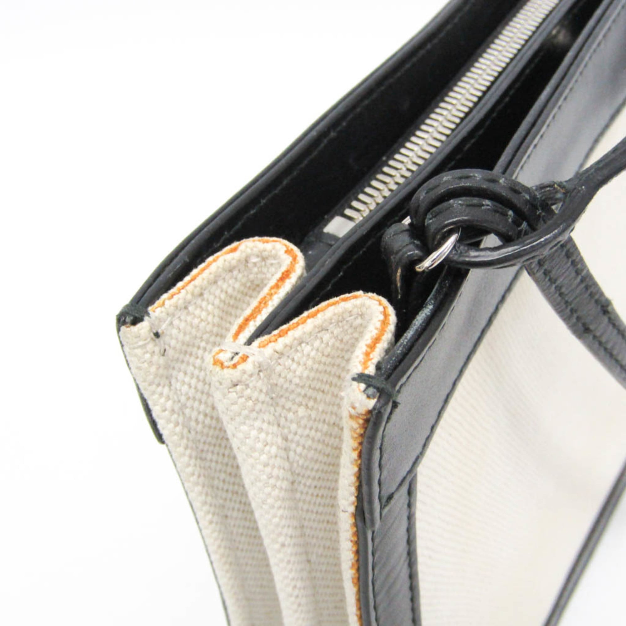 Balenciaga Navy Pochette · Canvas & Leather
