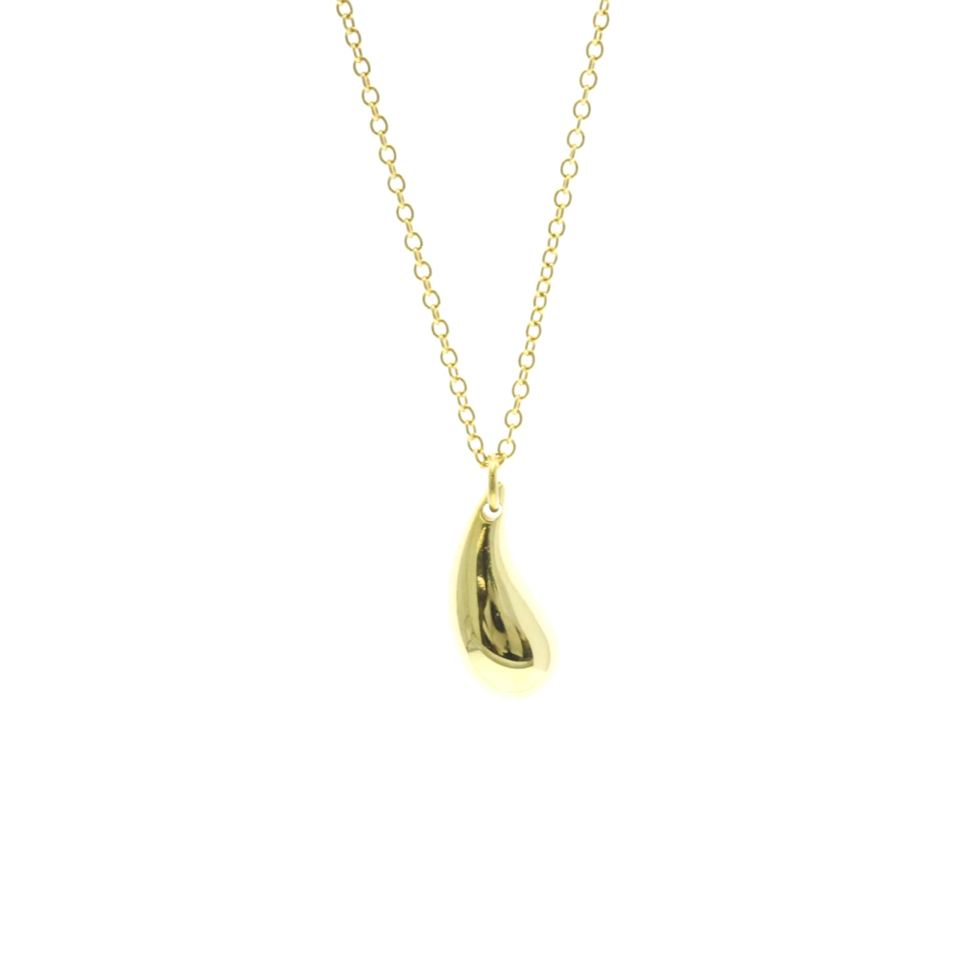 Tiffany Teardrop · 18K Yellow Gold