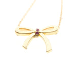 Tiffany Bow Ribbon · Rose Gold · Ruby