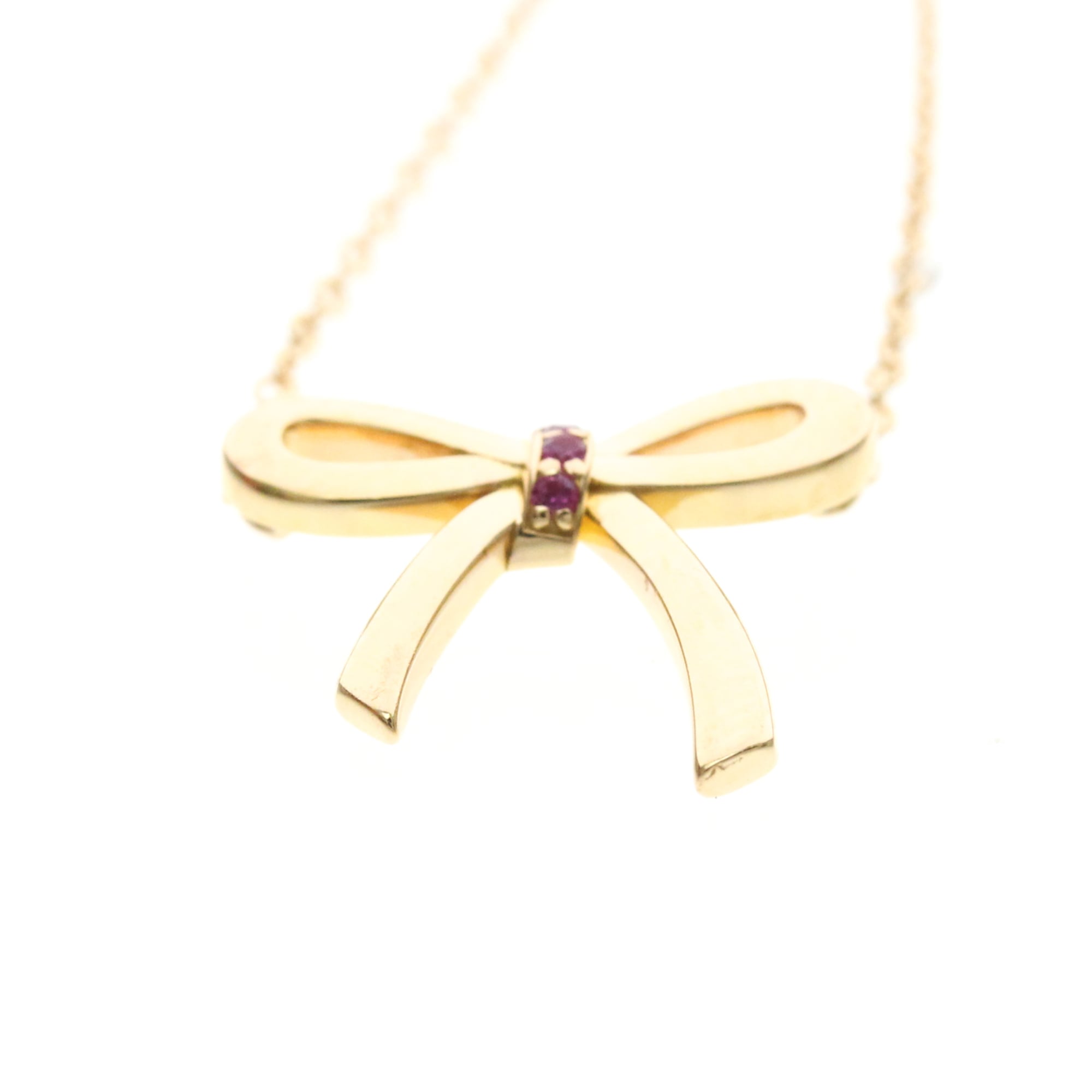 Tiffany Bow Ribbon · Rose Gold · Ruby